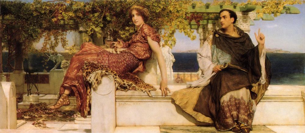 Sir Lawrence Alma-Tadema The Conversion Of Paula By Saint Jerome